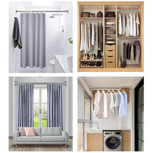 <span class=keywords><strong>Tringle</strong></span> à rideau de <span class=keywords><strong>douche</strong></span> HB, maintien solide <span class=keywords><strong>sans</strong></span> perçage, <span class=keywords><strong>tringle</strong></span> à rideau coulissante, acier inoxydable, ne s'effondre jamais pour la salle de bain, la cuisine - Product Image 6