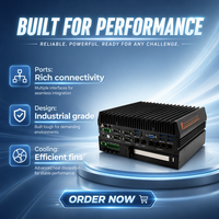 Ordinateur embarqué pour vision industrielle YENTEK Intel LGA1151 6e/8e/9e génération DDR4 6 GbE 4 PoE 4 RS232 RS485 COM VGA HD Rail DIN 9-36V