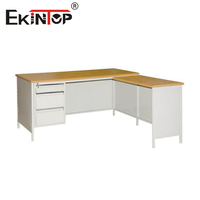 Bureau d'angle de bureau, couleur or, haut de gamme, pour maison
