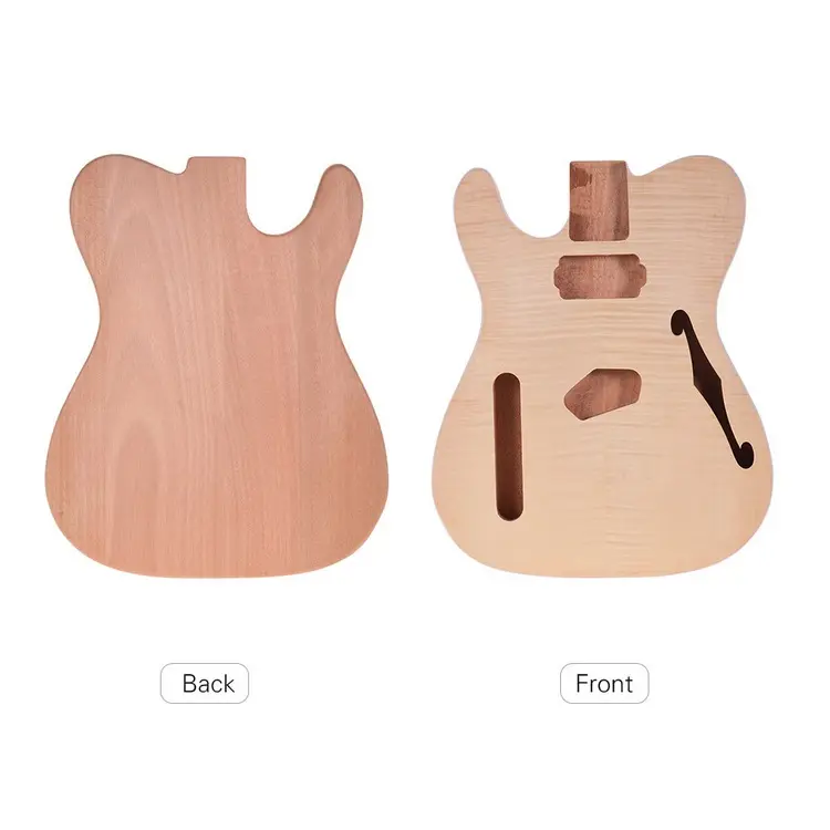 FT03 incompiuto corpo chitarra in legno mogano canna chitarra bianca per chitarre elettriche parti fai da te
