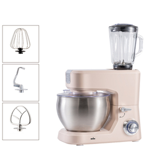 Robot culinaire 6 vitesses avec bol mélangeur 3L en acier inoxydable SUS304, mixeur électrique pour jus, crochet pétrisseur pour pâte/gâteau et moteur en cuivre pur - Product Image 2