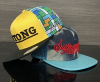 Topi Snapback klasik Logo bordir kustom topi Snapback jala pria pakai topi dipasang luar ruangan topi Snapback olahraga