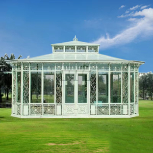 Maßgefertigter Luxus-Gartenpavillon aus Metall und Eisen, Verzinkt, für Hochzeitslocations - Product Image 2