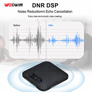 WODWIN מערכת ועידות אודיו וידאו אלחוטית רמקול HIFI רמקול סוג-C ממשק 6 מערכי מיקרופונים קול 360 מעלות - Product Image 6