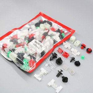 Bmw 100Pcs Plastic Fastener <b>Clips</b> Kit For Trunk Roof Panel Repair Replacement Parts BMW-01 - Product Image 1