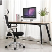 Confortable pas cher pliant pivotant maison visiteur moderne maille chaise de bureau meubles roues en gros en attente de vente sur ordinateur