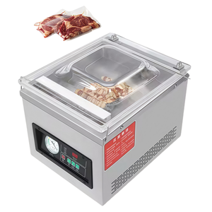 Machine de mise <span class=keywords><strong>sous</strong></span> <span class=keywords><strong>vide</strong></span> commerciale miniature améliorée BANMO avec doubles bandes de scellage de 32 cm et structure à chambre pour les noix et les produits secs - Product Image 3