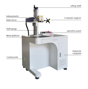 Machine de marquage à froid au laser UV de bureau à faible chaleur pour pièces en plastique et en verre thermosensibles - Product Image 2