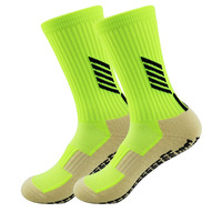Vente en gros de chaussettes personnalisées de haute qualité pour hommes Elite Sports Cycling Non Slip Grippy Anti Slip Soccer Athletic Football Grip