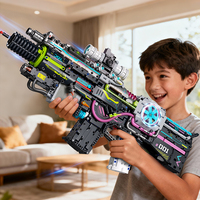 Pistola de Juguete Motorizada Dawnbreaker Pulse Gun, Bloques de Construcción, Dinámica, Ciencia Ficción, Mecánica, Eléctrica, de Plástico ABS, 14+