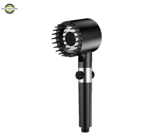 Cabezal de Ducha de Alta Presión con Turbo, Ajustable, de Diseño Moderno y Simple, para Montaje en Pared, en Oferta - Product Image 2