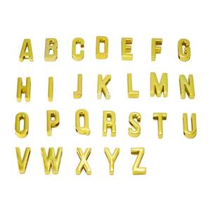 Kit de Démarrage DIY pour la Création de Bijoux Personnalisés : Bracelet Coulissant en Alliage Électroplaqué avec Pendentif Lettre Coulissante Unisexe - Product Image 5