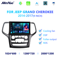 MeiHua-Reproductor multimedia de 9 pulgadas para coche, reproductor de DVD personalizado con Android, Ayuda de marcha atrás para Jeep Grand Cherokee