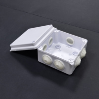 Lesun couleur personnalisée 100*100*70 IP65 étanche en plastique blanc étanche boîte de jonction électrique