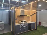 Magasin mobile extensible en promotion, conteneur contemporain de 10ft et 20ft, bar et café pop-up, et magasin de proximité modulaire et mobile