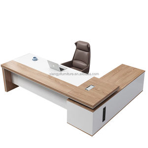 Cheap Price Luxury L Shape Ceo boss Executive Office Desk Office Traditional Furniture Desk for Office Building Office Furniture - Product Image 6