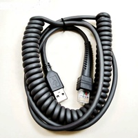 Câble tressé USB RJ45 pour scanner de codes-barres CBA-U01-S07ZAR pour Motorola Symbol LS1203 LS2208 LS4208 LS3408
