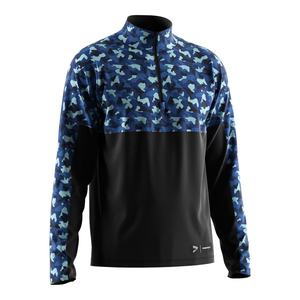 T-shirt de performance écologique à sublimation, T-shirt vierge de haute qualité, col en V, en polyester, col montant, pour enfants - Product Image 3