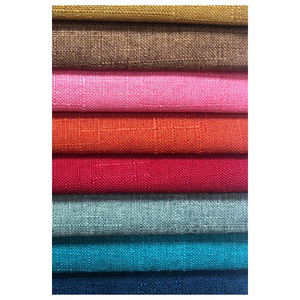 130 # Home <span class=keywords><strong>Deco</strong></span> 100% Polyester Imitation Lin Tissu Textile Lin Look Meubles Tissu - Product Image 5