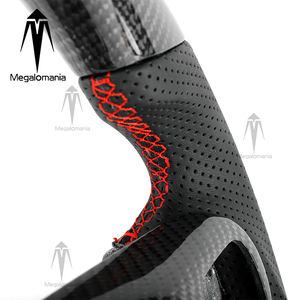 Volante Deportivo Personalizado de Fibra de Carbono y Alcántara para Jeep Cherokee, Compass, <span class=keywords><strong>Renegade</strong></span> y Patriot - Product Image 6