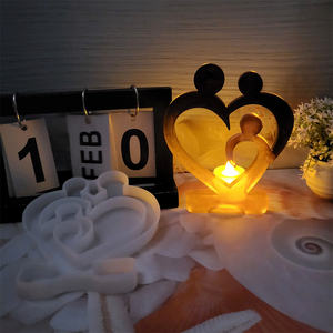 Moules de coulée en résine faits à la main pour bricolage Ins Style ornements décoratifs X0288 Silicone amour décoration moule gâteau outils - Product Image 5