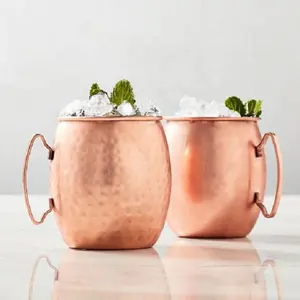 Nouvelles tasses à Moscow Mule en cuivre MIINOX MW-MCSC, design moderne, excellente qualité, meilleur prix, provenant d'un vendeur indien. - Product Image 2