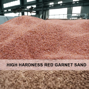 Miễn Phí Mẫu 30/60 Lưới Màu Đỏ Bằng Tia Nước Mài Mòn <span class=keywords><strong>Garnet</strong></span> Cát Kim Loại Công Nghiệp Xử Lý Bề Mặt Cát Nổ Mìn Carbide Bột Cắt - Product Image 3
