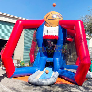Commercial grade outdoor kids carnival party jumpers jeux gonflables <b>inflatable</b> 3 in 1 goal games - Product Image 3
