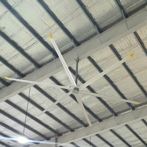 7,3 m (24FT) Ahorro de energía PMSM Ventiladores de techo HVLS grandes impulsados por motor sin engranajes para <span class=keywords><strong>centro</strong></span> <span class=keywords><strong>deportivo</strong></span> o refrigeración por aire de gimnasio - Product Image 2