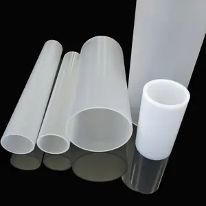 Standard Frosted Acrylic Tube with LED Lighting Milk White Diffusing Polycarbonate Optional Cutting and Moulding Services