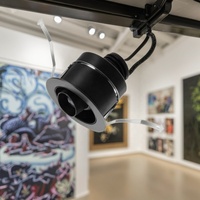 Mini projecteur magnétique en aluminium pour éclairage sur rail, éclairage intérieur, montage en surface pour galerie, musée