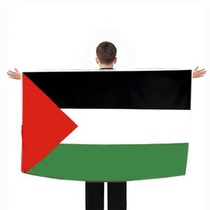 Schnelle Lieferung Hot Sell Custom 100D Polyester Palästina Country Body Flags - Product Image 1