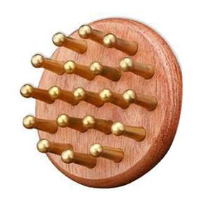 Pettine per Massaggio Meridiano, Strumento Gua Sha per Massaggio alla Testa, Trattamento di Recupero Fasciale, Pettini per Massaggio Antireumatico e Circolazione Sanguigna - Product Image 1
