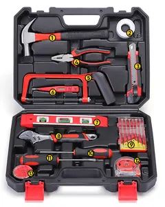 19 Piece Household Basic Mixed Hand Tool Sets Home Repair Tool Kit