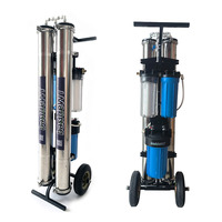 Système d'eau pure multi-étages à 4 niveaux RO/DI à haut débit pour le nettoyage extérieur des fenêtres