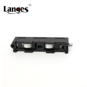 Có Thể Điều Chỉnh Nhiệm Vụ Nặng Nề Mịn Nhôm Cửa <span class=keywords><strong>Nylon</strong></span> Đôi Ròng Rọc Upvc Cửa Sổ Trượt Nhựa Con Lăn Bánh Xe - Product Image 4