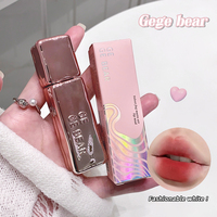 Gege Bear ODM OEM Fluffy Matte Air Lip Mud Liquid Lip Gloss Tahan Air Ringan Lembut Tahan Lama Melembapkan
