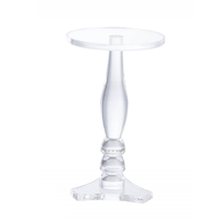 Table d'appoint moderne en acrylique transparent pour salon, meubles de maison