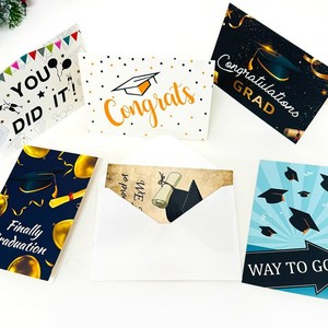 6pcs Pack <strong>Graduation</strong> Greeting Card with Envelopes for <strong>Graduation</strong> Season Party <strong>Invitations</strong> - Product Image 2