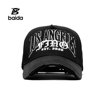 Gorras Fino <b>Hats</b> 5-Panel Sporty Street Style Dobby Common Skull & Record Embroidery Studded Cotton Baseball <b>Cap</b> - Product Image 5