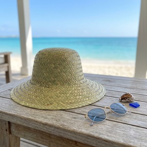 2026 Fashion Beach Travel Camping Fishing Straw <b>Hat</b> Women <b>Men</b> Custom Logo Wholesale OEM Made in Vietnam - Product Image 1