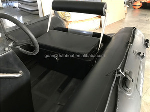 Bateau pneumatique rigide RIB 330B 3,3 m (162 cm) avec 3 chambres à air, PVC durable, certifié CE, pour 4 adultes + 1 enfant, idéal pour la pêche côtière. - Product Image 4
