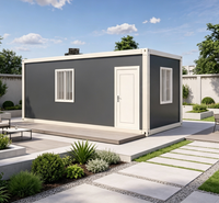 Maison conteneur démontable 20ft 40ft, cabine conteneur modulaire préfabriquée pour poste de garde, camp, bureau, kiosque