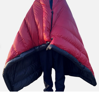 Nouveau personnalisé ultra-léger 10D Nylon RDS 850FP couette Camping couverture sac de couchage couette pour le Camping en plein air