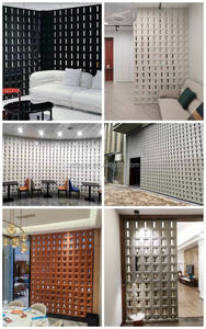 Villa leggera interna grande pannelli murali in pietra artificiale in pietra naturale cava 3D pietra artificiale decorativa - Product Image 3