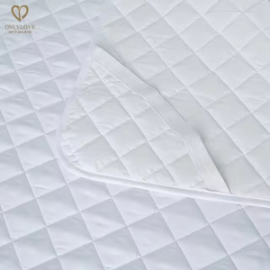 Protectores <span class=keywords><strong>de</strong></span> Colchón <span class=keywords><strong>de</strong></span> Microfibra Suave, con Correas Elásticas en las Esquinas, Transpirables, Impermeables, Antibacterianos, Compra al por Mayor - Product Image 1