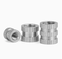 303 Stainless Steel Through Hole Straight Knurl Insert Nut Corrosion Resistant SUS Molded Fastener