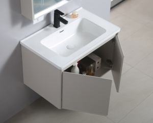 Miroir intelligent mural en chêne moderne, meuble de salle de bain avec un design résistant à l'eau pour un usage commercial et résidentiel - Product Image 5