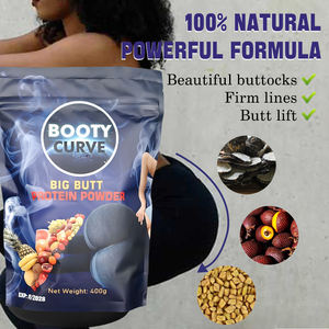 Toptan <span class=keywords><strong>Maca</strong></span> büyük popo büyütme toz ganimet eğrisi doğal Protein tozu 400g özel etiket - Product Image 3