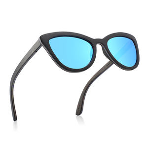 2025 moda hecha a mano UV400 lentes gafas de sol monopatín madera bambú gafas de sol para mujeres logotipo personalizado gafas de sol - Product Image 3
